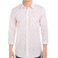 Club Room Men's Tennis Player Print Shirt White Size XX-Large