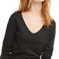 INC International Concepts Women's Belted Tunic Sweater Charcoal Size Extra Large
