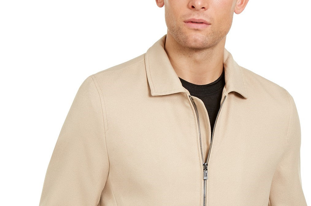 Alfani Men's Full-Zip Jacket Brown Size XX-Large