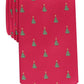 Club Room Men's Classic Evergreen Neat Tie Red Size Regular