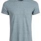 Sun + Stone Men's Devin Contrast Chain Stitch T-Shirt Navy Size Large