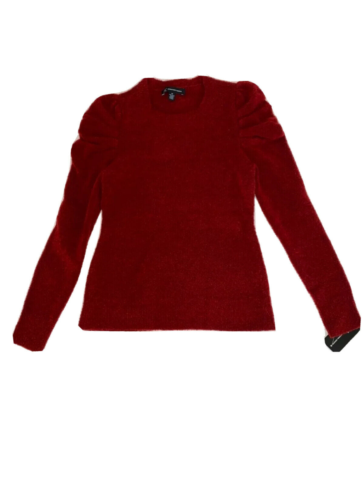 INC International Conceps Women's Puff-Sleeve Sweater Red Size Large