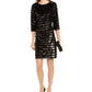 INC International Concepts Women's Sequin Sheath Dress Black Size Large