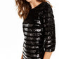 INC International Concepts Women's Sequin Sheath Dress Black Size Large