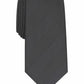 Alfani Men's Slim Stripe Tie Black Size Regular