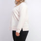 Style & Co Women's Speckled Sweatshirt White Size Small