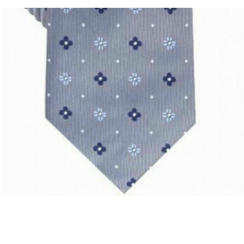 Club Room Men's Classic Neat Tie Gray Size Regular