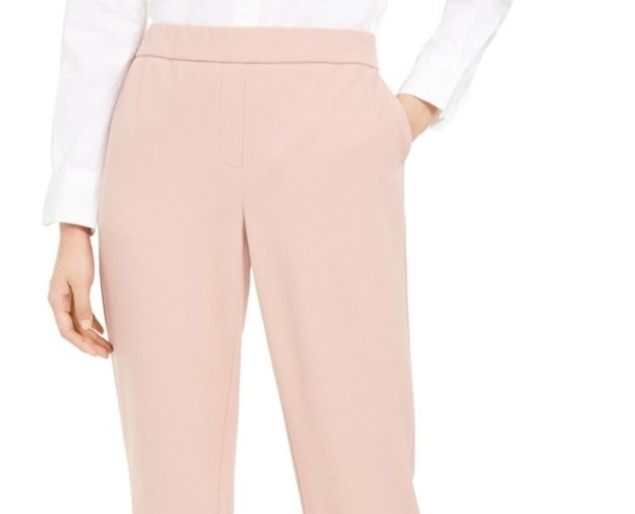 Alfani Women's Petite Slim Fit Pants Dark Pink Size Petite
