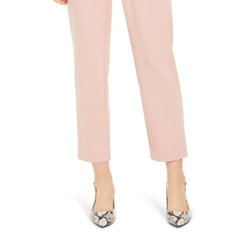 Alfani Women's Petite Slim Fit Pants Dark Pink Size Petite