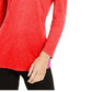 INC International Concepts Women's Embellished Shine V-Neck Top Red Size Small