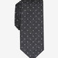 Bar III Men's Iris Skinny Floral Dot Tie Black One Size
