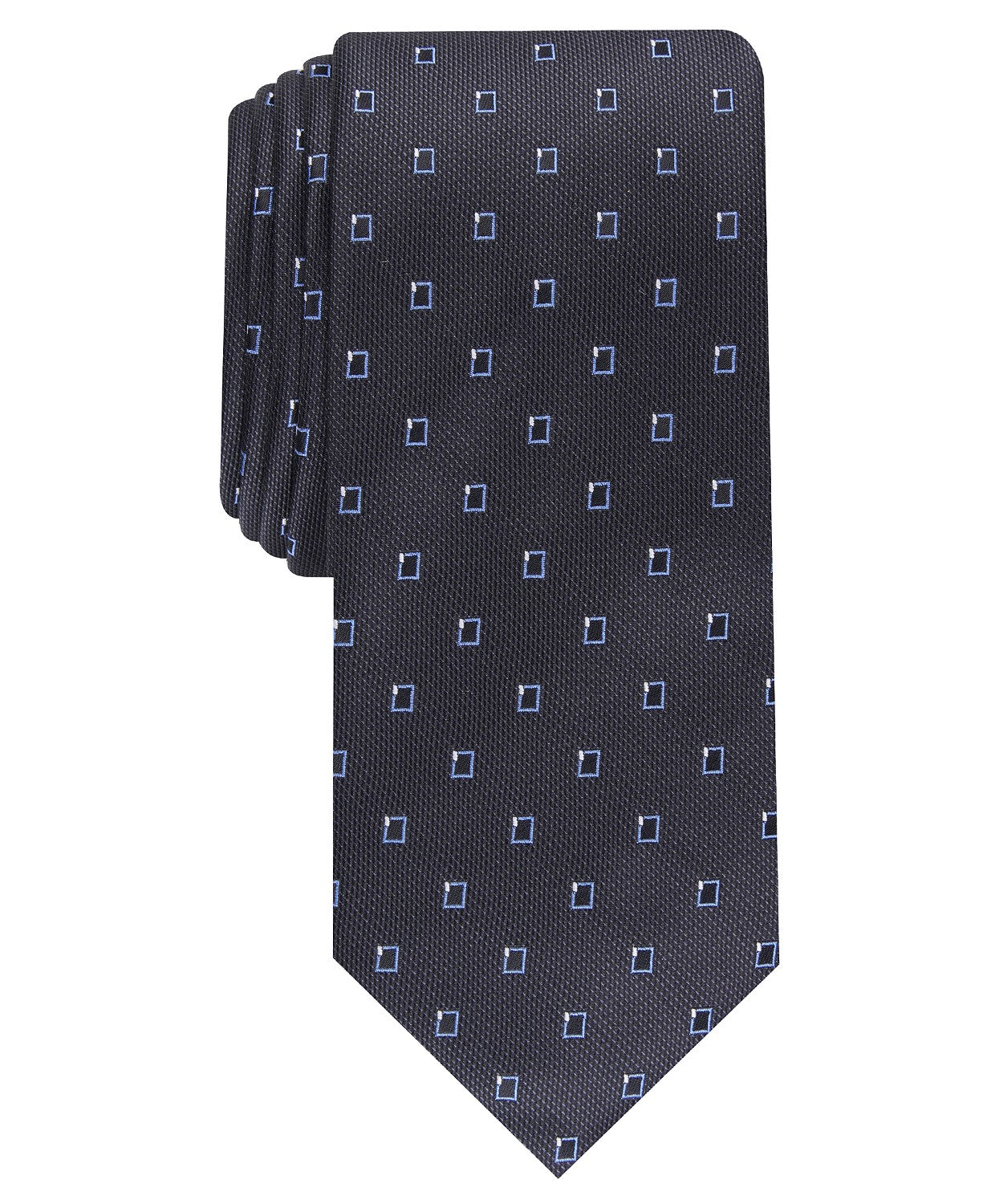 Alfani Men's Slim Neat Tie Black Size Regular