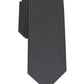 Alfani Men's Slim Textured Tie Black Size Regular