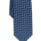 Alfani Men's Slim Geometric Tie Blue Size Regular