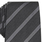 Tasso Elba Men's Striped Silk Tie Black Size Regular