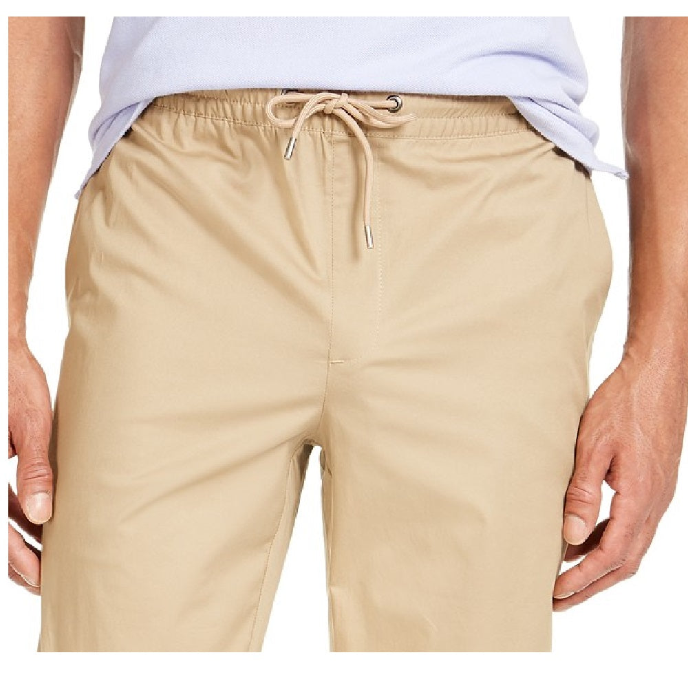 Alfani Men's Drawstring Pants Sand Suede Size Small
