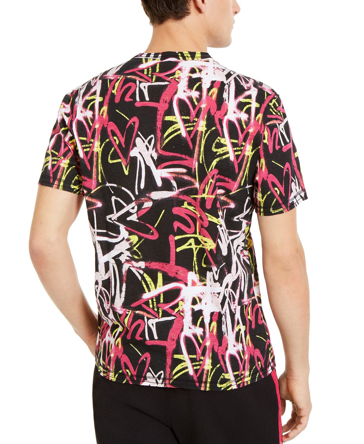 INC International Concepts Men's Graffiti T-Shirt Black Size XX Large