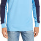 Club Room Men's Regular-Fit Colorblocked 1/4-Zip Sweatshirt Dark Blue Size Small