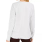 Style & Co Women's Cotton Graphic Sweatshirt Gray Size Extra Small