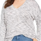 Style & Co Women's Plus Size Space-Dye Sweater-Knit Tunic Blue Size 1X