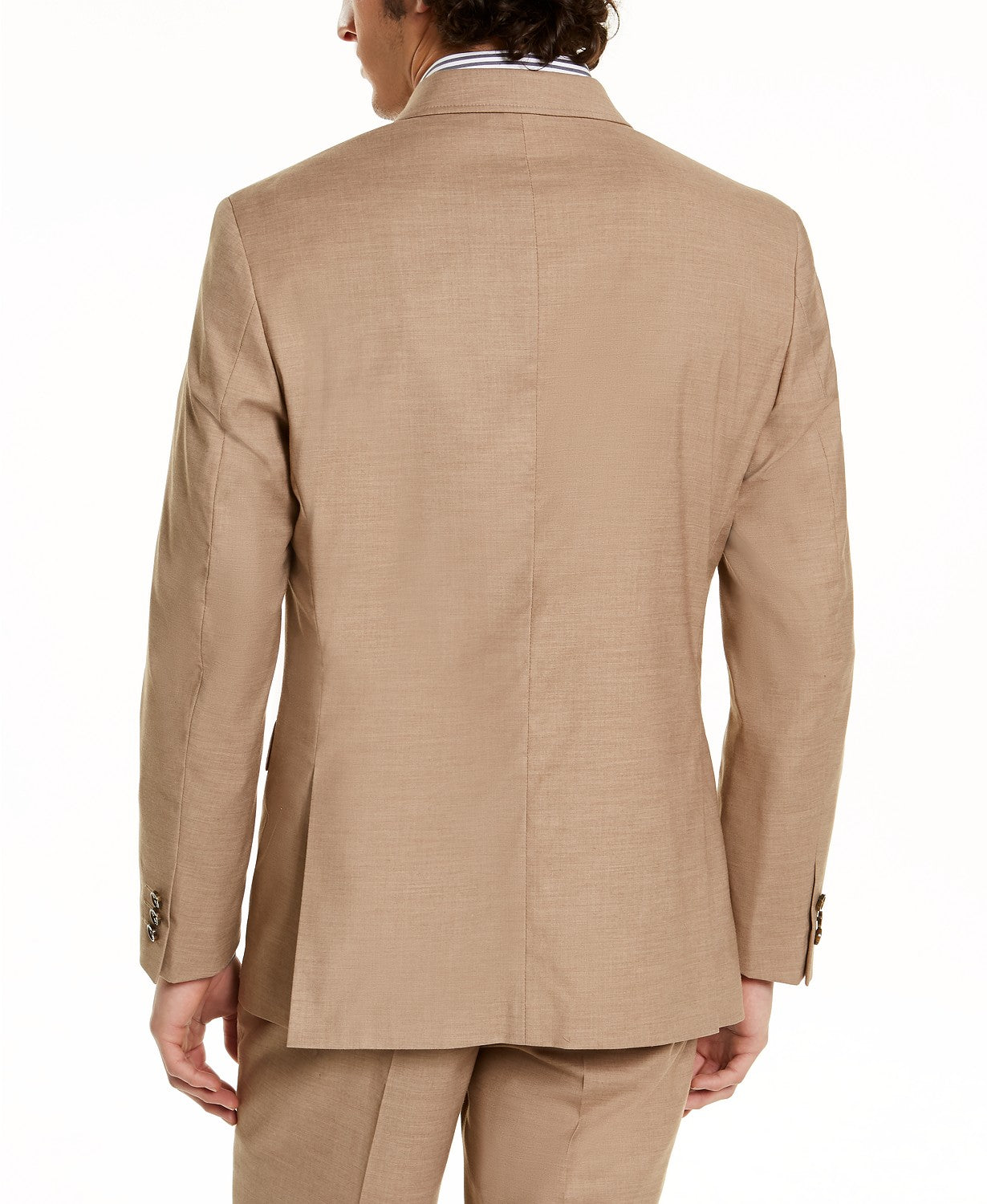 Tasso Elba Men's Classic-Fit Stretch Tropical Weight Sportcoat Beige Size Extra Large