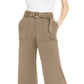 INC International Concepts Women's Plus Size Utility-Pocket Wide-Leg Pants Brown Size 16W