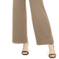 INC International Concepts Women's Plus Size Utility-Pocket Wide-Leg Pants Brown Size 16W