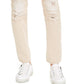 INC International Concepts Men's Ripped Moto Skinny Jeans Brown Size 29