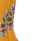 Bar III Men's Floral Socks  Yellow Size Regular