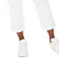 Style & Co Women's Curvy-Fit Cuffed Girlfriend Jeans White Size 10