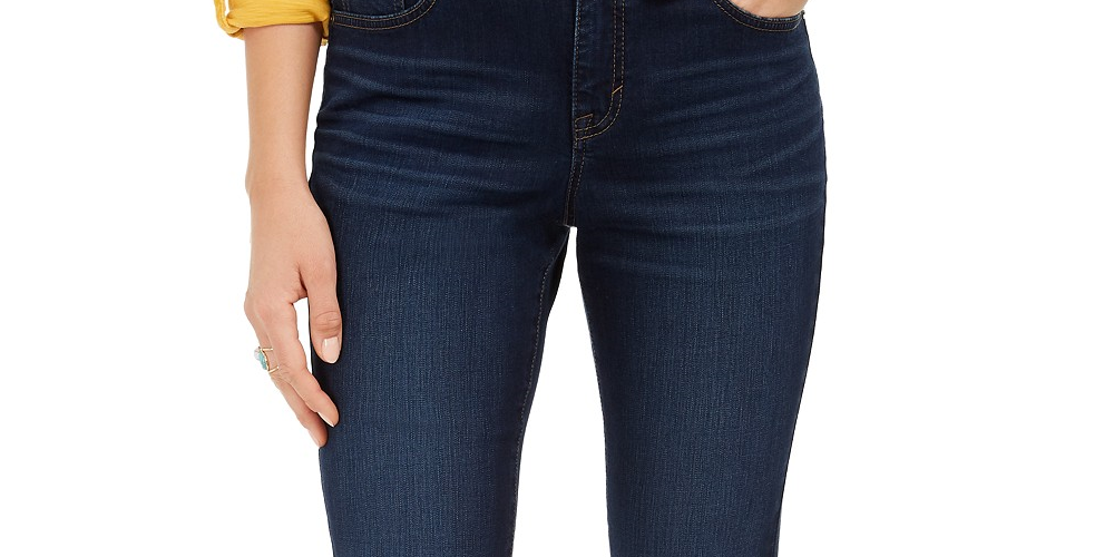 Style & Co Women's Curvy Boot Cut Jeans Blue Size 6