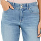 Style & Co Women's Distressed Curvy Jeans Blue Size 10
