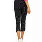 Charter Club Women's Capri Tummy-Control Skinny Pants Black Size 12