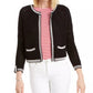 Charter Club Women's Pointelle Sweater Black Size Large