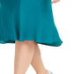 INC International Concepts Women's Plus Bias-Cut Midi Skirt Blue Size Extra Large