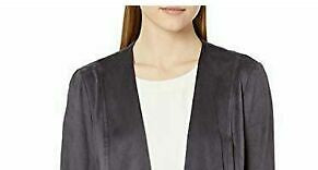Anne Klein Womens Jacket Black Size Large