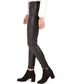 Bar III Women's Faux-Leather Skinny Pants Black Size Small