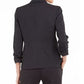 Kasper Women's Zip Pocket Blazer Charcoal Size 4