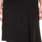 Kasper Women's Plus Size A-Line Skirt Black Size 20W