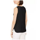 Anne Klein Women's Woven Top Black Size Small