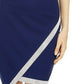 BCX Juniors' Asymmetrical-Hem Rhinestone Dress Blue Size Small