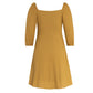 City Chic Women's  Plus Size Summer Fling Dress Yellow Size 16W