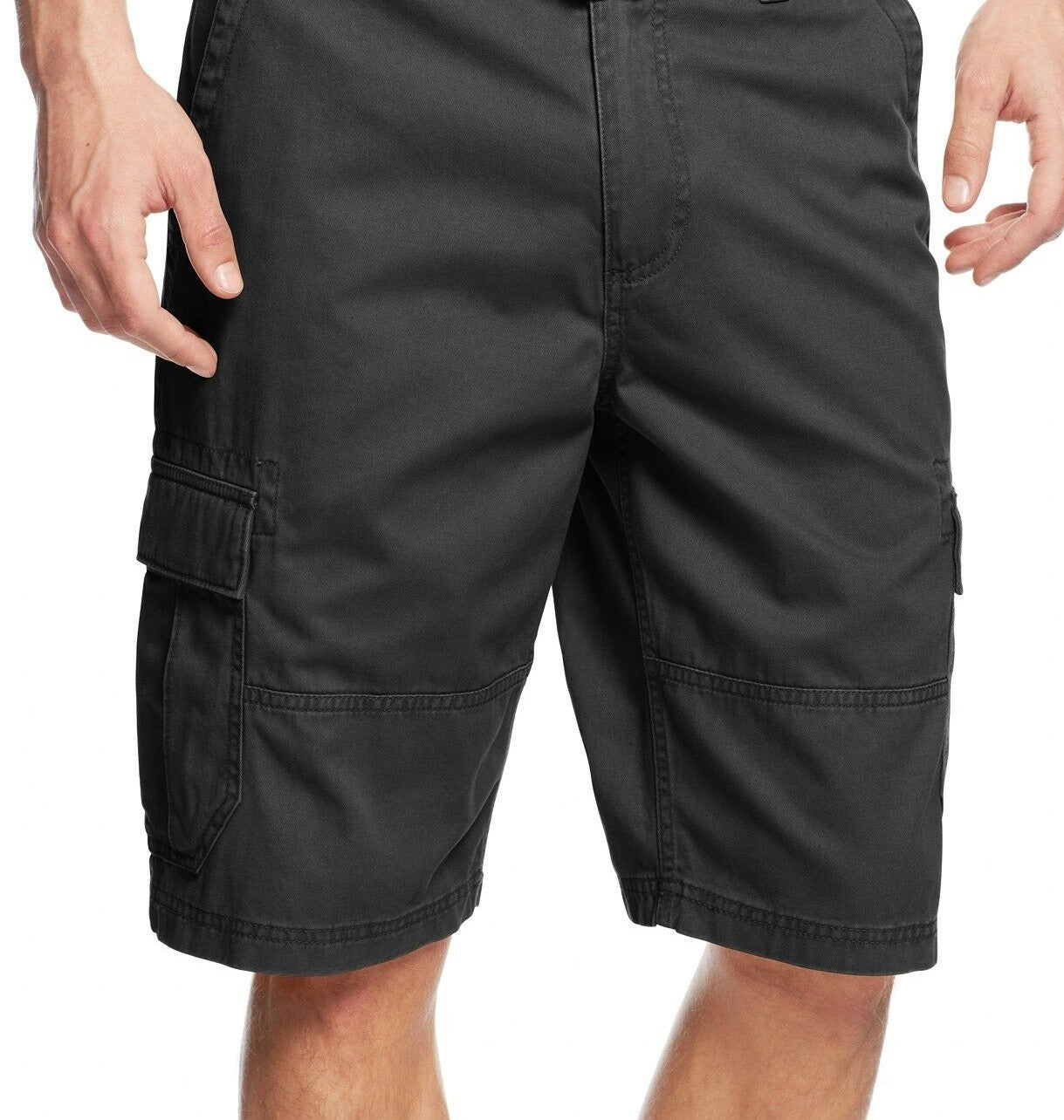 American Rag Men's Belted Relaxed Cargo Shorts Gray Size 30 Regular