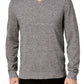 Alfani Men's Solid V-Neck Cotton Sweater Black Size Small