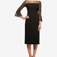 Alex Evenings Women's Embellished Shift Dress Black Size 14