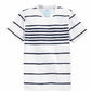 American Rag Men's Stripe V-Neck T-Shirt Natural Size Small
