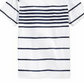 American Rag Men's Stripe V-Neck T-Shirt Natural Size Small