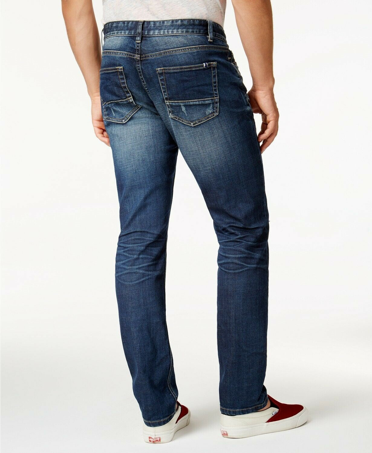American Rag Men's Riverview Wash Distressed Slim Stretch Size 32x30