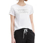 Levi's Women's The Perfect Tee Sequin Graphic T-Shirt White Size Extra Large