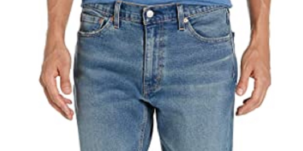 Levi's Men's 541 Athletic Fit Ripped Jeans Med Blue Size 36X34